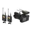 Saramonic UwMic9 Omnidirectional UHF Wireless Lavalier Microphone System Two Transmitters One Receiver for Nikon Canon Sony DSLR Cameras, Video, Field Recording, Interview, ENG, Live Stream M