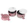 Royalford Stainless Steel Round Lunch Box 1.6L, Pink