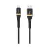 Wiwu Elite Data Cable ED-101 2.4A USB To Lightning 3m, Black - ED-1013MB