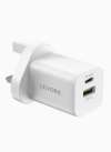 Levore Wall Charger power delivery PD 2 ports 33W White, LGW121-WH