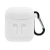 Protective Silicone Case Cover For Apple AirPods With Sports Strap, White