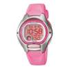 Casio Women's Youth Digital Dual Time Pink Strap Watch, lw200-4b