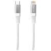 Levore 6ft Nylon Braided USB C to Lightning Cable White, LC4221-WH