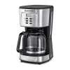 Black Decker Programmable Coffee Machine 12 Cup Coffee Maker For Drip Coffee And Espresso With Glass Carafe 150 ml, DCM85-B5