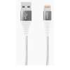 Levore 1M Nylon Braided USB A to Lightning Cable White, LCS121-WH