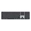 Apple Magic Keyboard with Touch ID and Numeric Keypad, Space Grey with Black Keys, Arabic