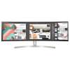 LG 49WL95C-W 49 Inch 329 UltraWide Dual QHD IPS Curved LED Monitor with HDR 10