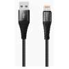 Levore 6ft Nylon Braided USB A to Lightning Cable Black, LCS122-BK
