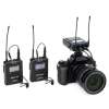Saramonic Uwmic9S Kit 2 Advanced 2-Person Wireless Uhf Lavalier System With Dual Camera-Mount Receiver, Premium Dk3A Lavaliers