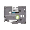 Brother TZE-231 12mm Black on White Label Tape