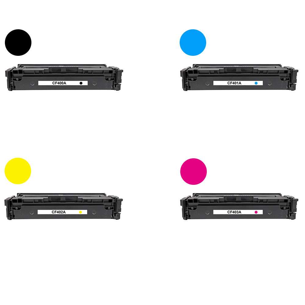 uit Verbinding verbroken Augment Compatible Toner Cartridge For HP Color LaserJet Pro M252dw, MFP274N And  M277n All Colors - CF400A, CF401A, CF402A, CF403A at best prices - Shopkees