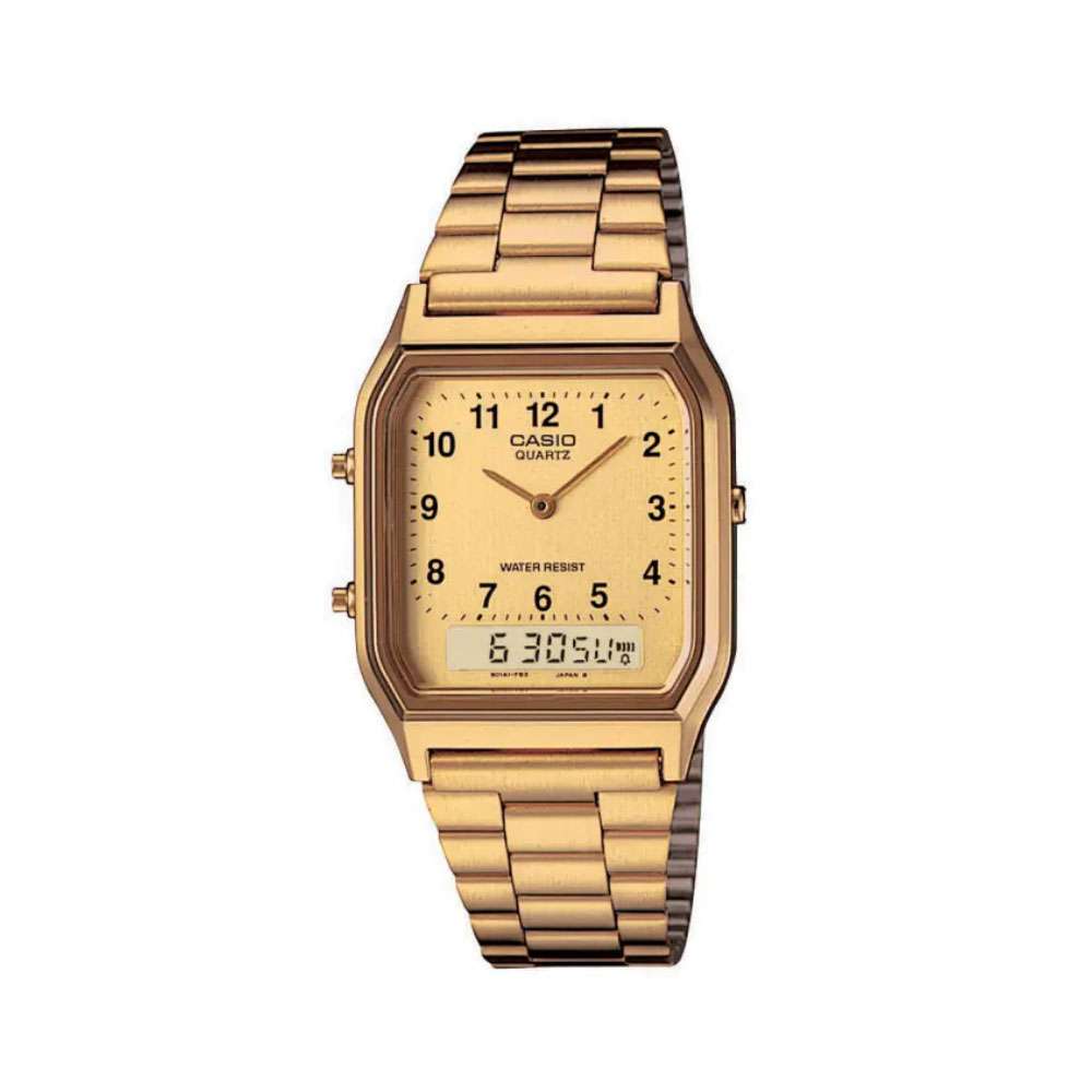 Casio Vintage Unisex Watch, aq230ga-9bmq