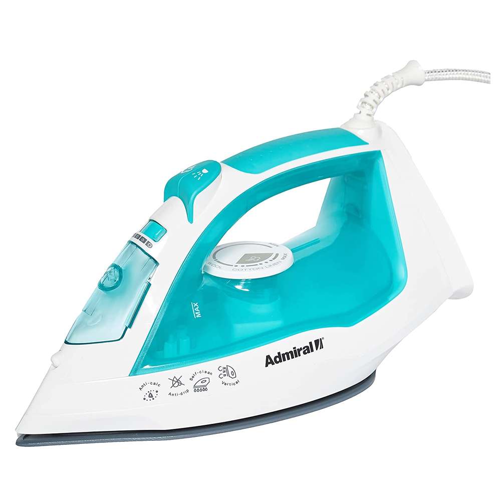 Admiral Brand Iron 220-240V Automatic Cleaning Function Ceramic Soleplate With Auto-off Function, ADSI2200B