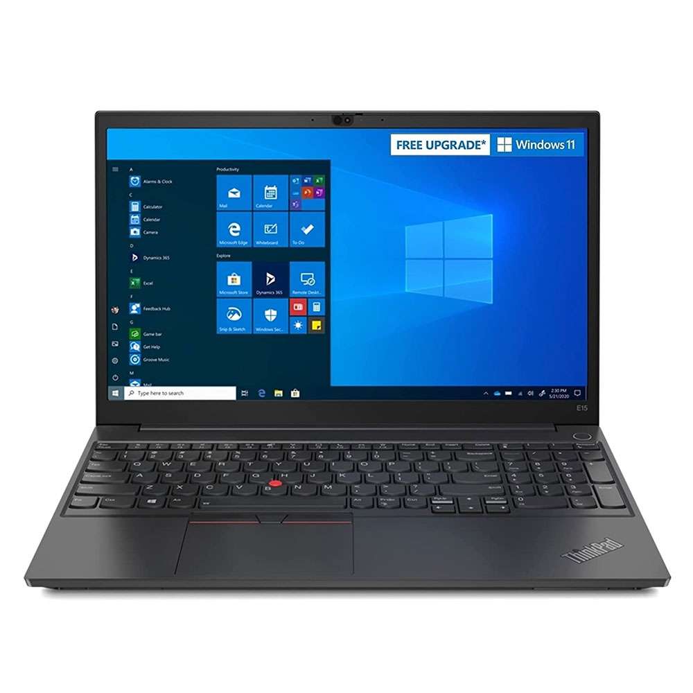 Lenovo ThinkPad E15 Intel i5 11th Gen, 8GB, 256GB SSD, 15.6 Inch FHD, Win 10 Pro, Black Laptop