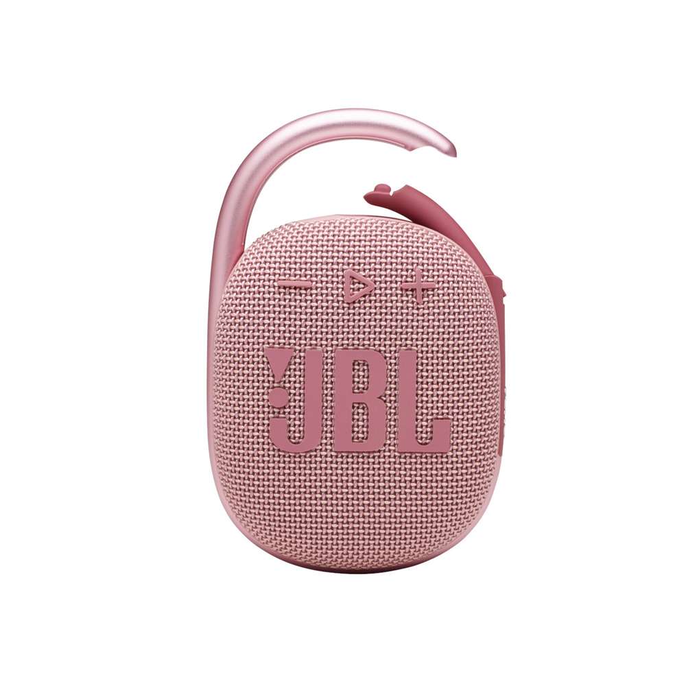 JBL Clip 4 Portable Bluetooth Speaker, Pink
