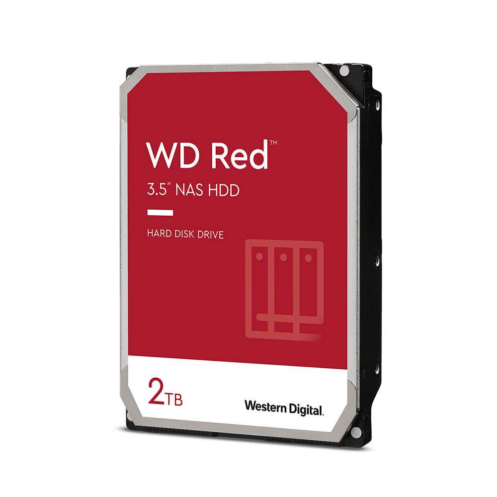 ويسترن ديجيتال قرص صلب 3.5 ساتا 2 تيرابايت ناس احمر اتش دي دي - WD20EFAX