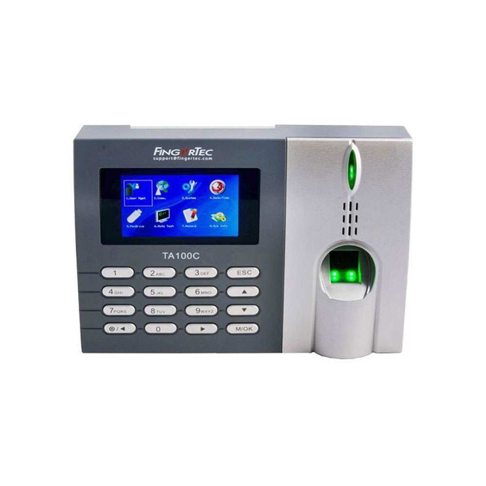 Fingertec TA100C-R Time Attendance Machine, Multimedia Color Fingerprint Series