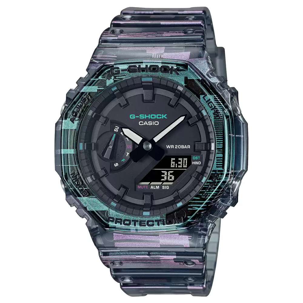 Casio G-Shock GA-2100 Series Mens Analog Watch, GA-2100NN-1ADR.webp