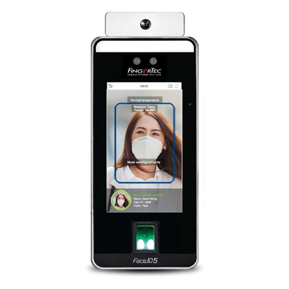FingerTec Face ID 5 Face Recognition Time and Attendance  Access control Terminal