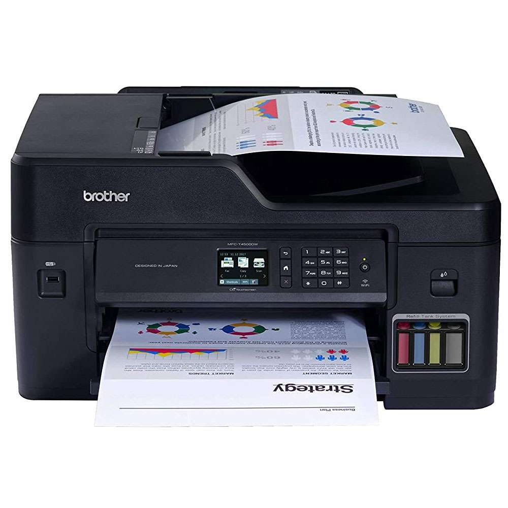 Brother MFC-T4500DW A3 Color Inkjet Multi-function Printer with Ink Tank