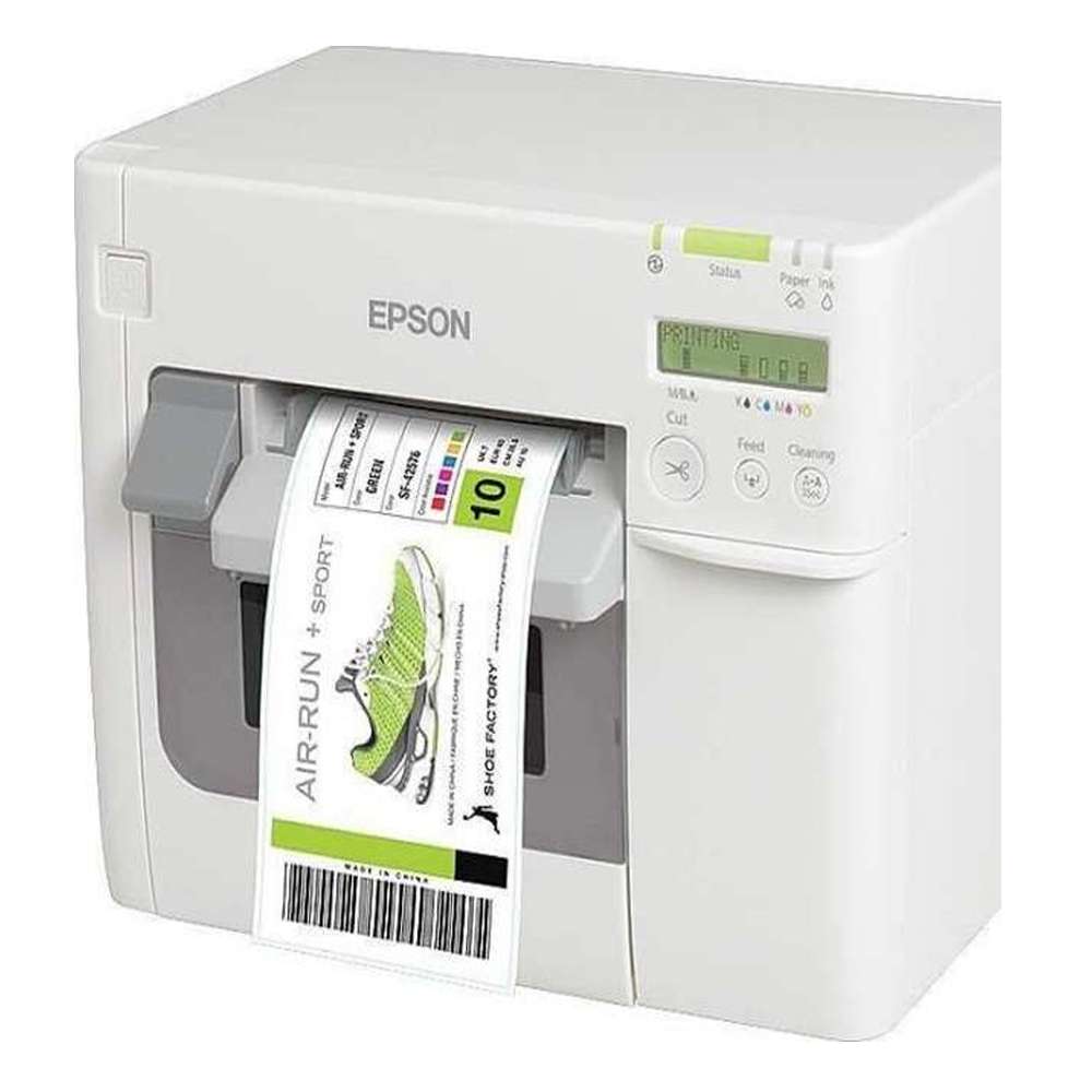 Epson TM-C3500 Inkjet Colored Desktop Printer, Label Print, TM-C3500
