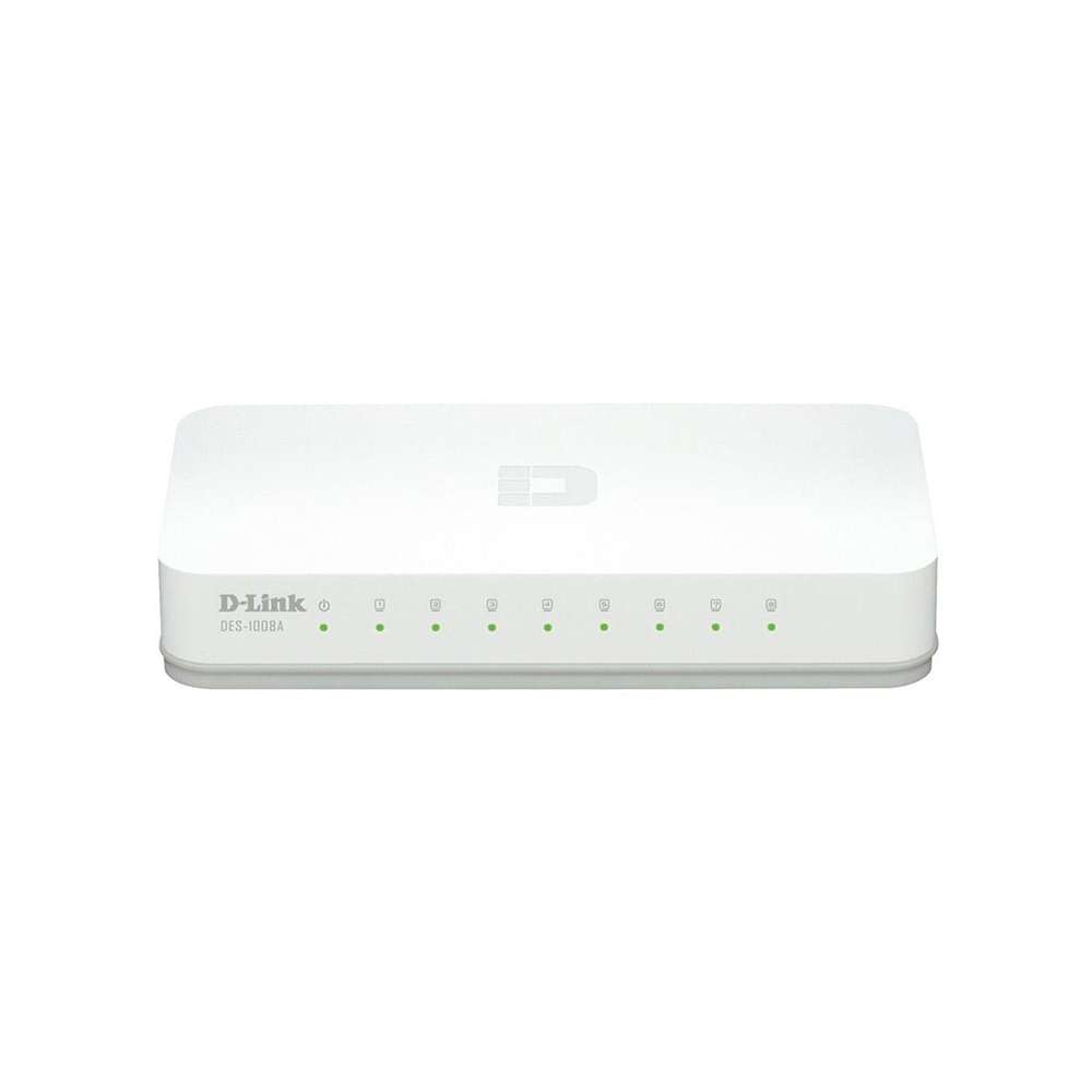 D-Link  8-Port 10100 Desktop Switch - DES-1008A