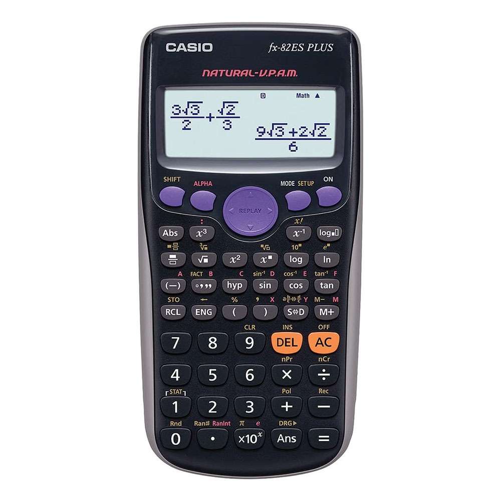 Casio FX-82ES Plus Scientific Calculator, 10 Digit