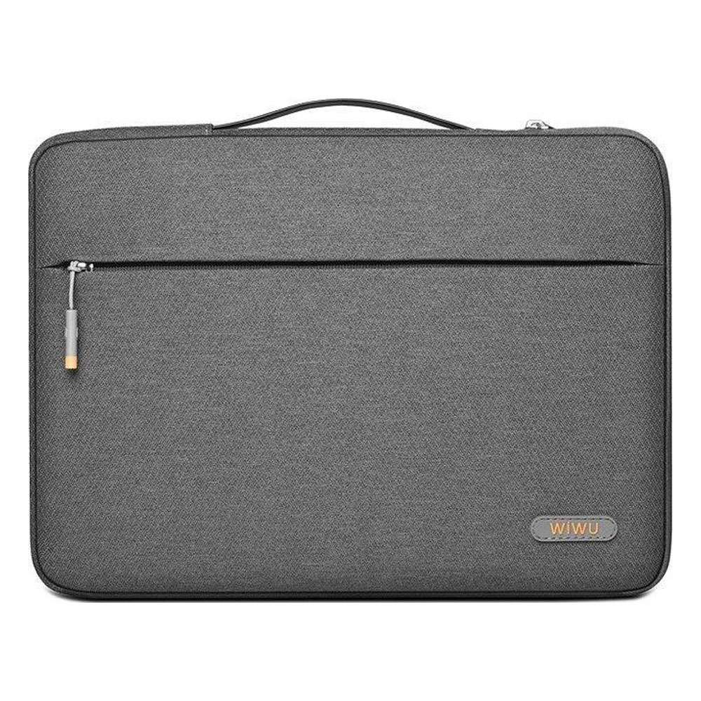 Wiwu Pilot 14 Inch Water Resistant High-Capacity Laptop Sleeve Case Grey
