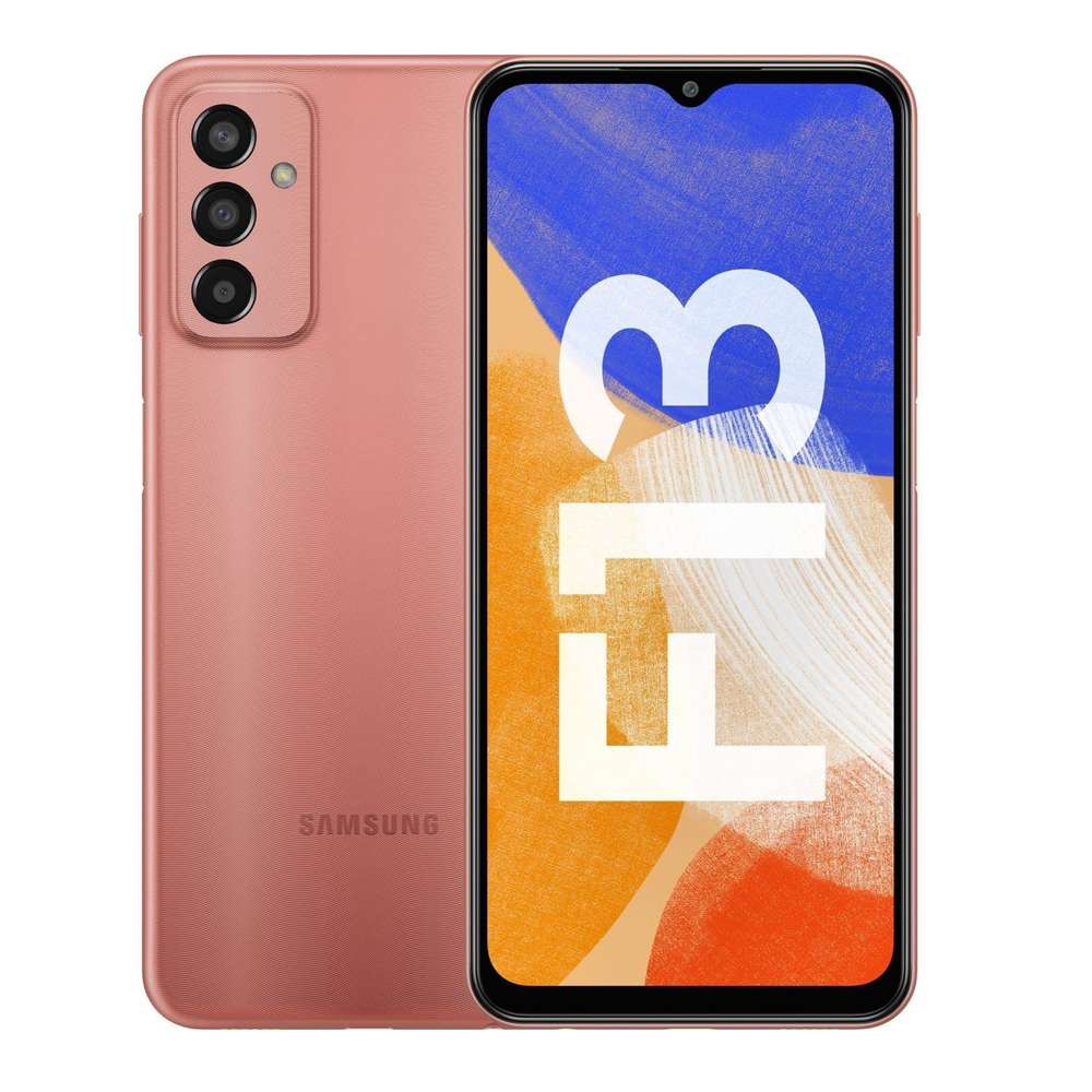 Samsung Galaxy F13 4G Dual SIM 4GB 64GB Storage, Sunrise Copper