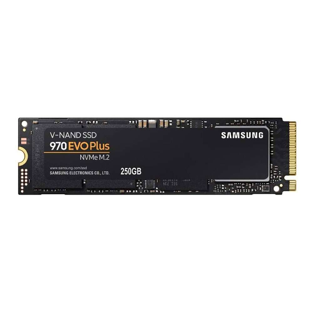 Samsung 970 EVO Plus NVMe M.2 SSD 250GB, Black