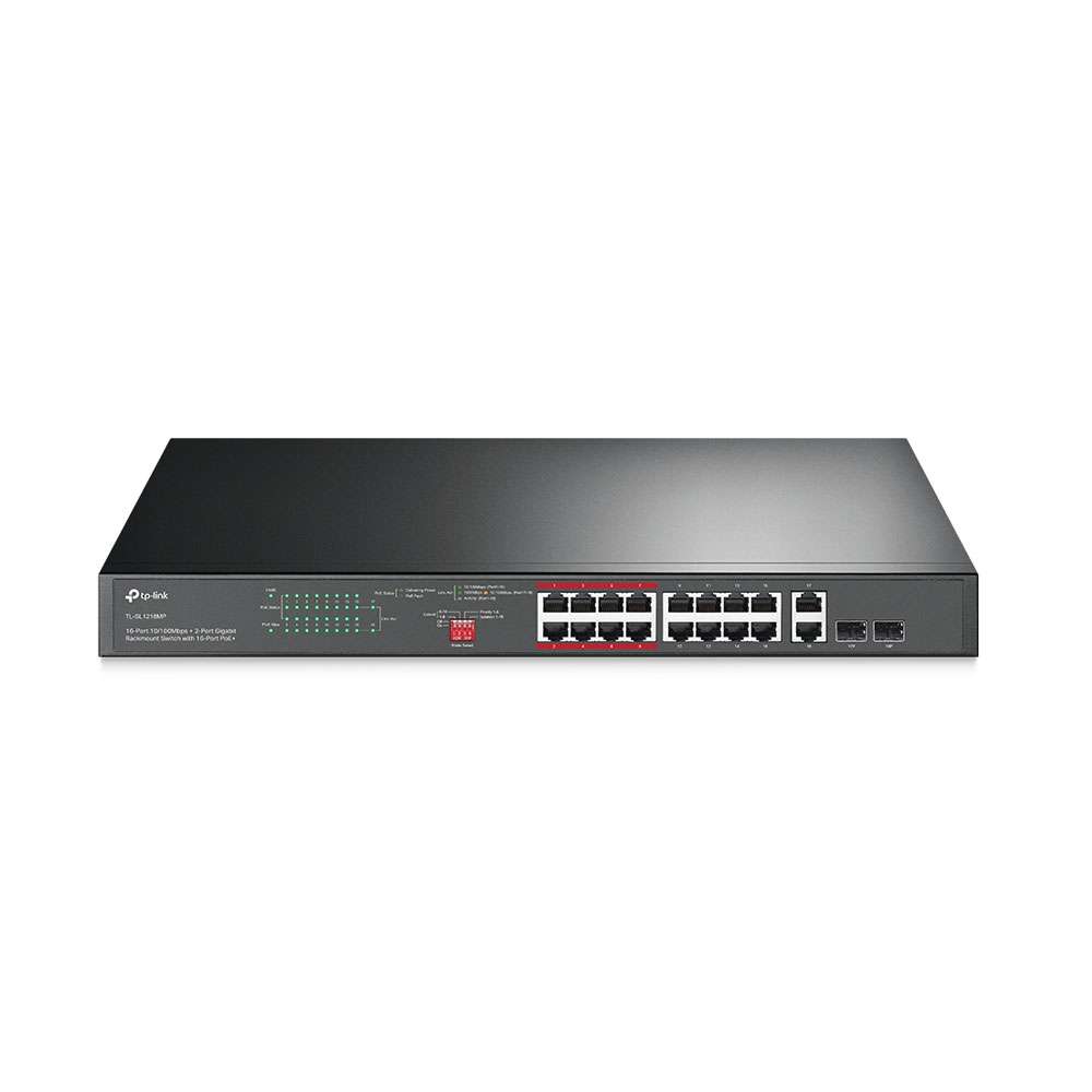 TP-Link Rackmount Switch with 16-Port TL-SL1218MP