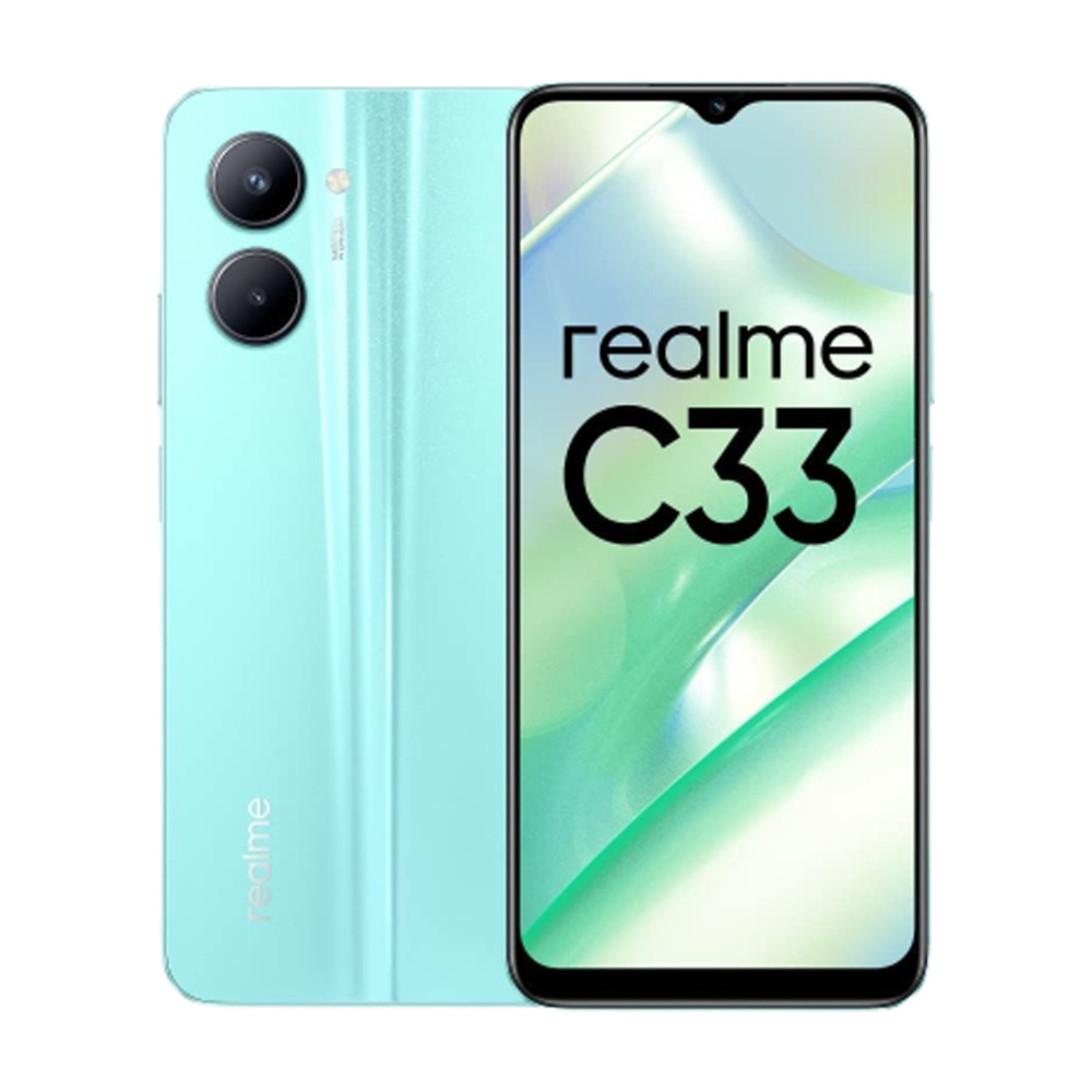 Realme C33 Dual Sim 4GB 64GB Storage, Aqua Blue, International
