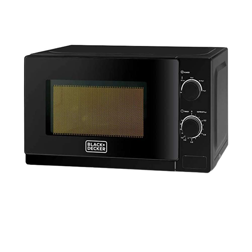 Black Decker 20L 700W Microwave With Cooking-Heating-Defrost Function, MZ2020P