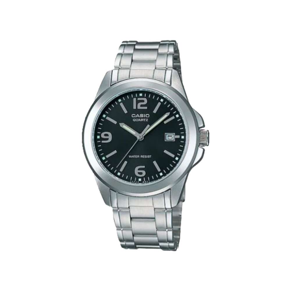 Casio Men's Analog Display and Stainless Steel Strap Watch, MTP-1215A-1ADF