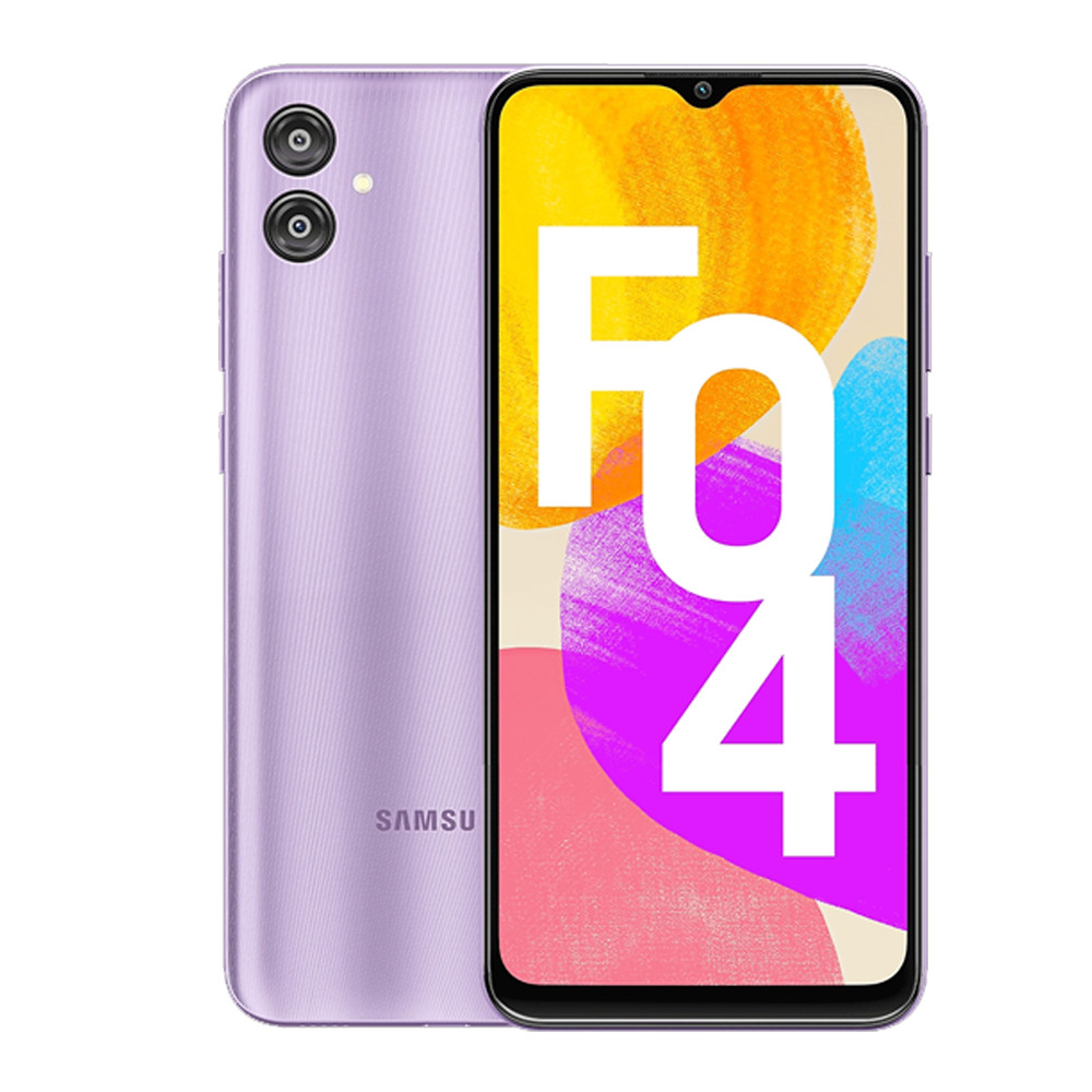 Samsung Galaxy F04 4G Dual SIM 4GB 64GB Storage, Jade Purple