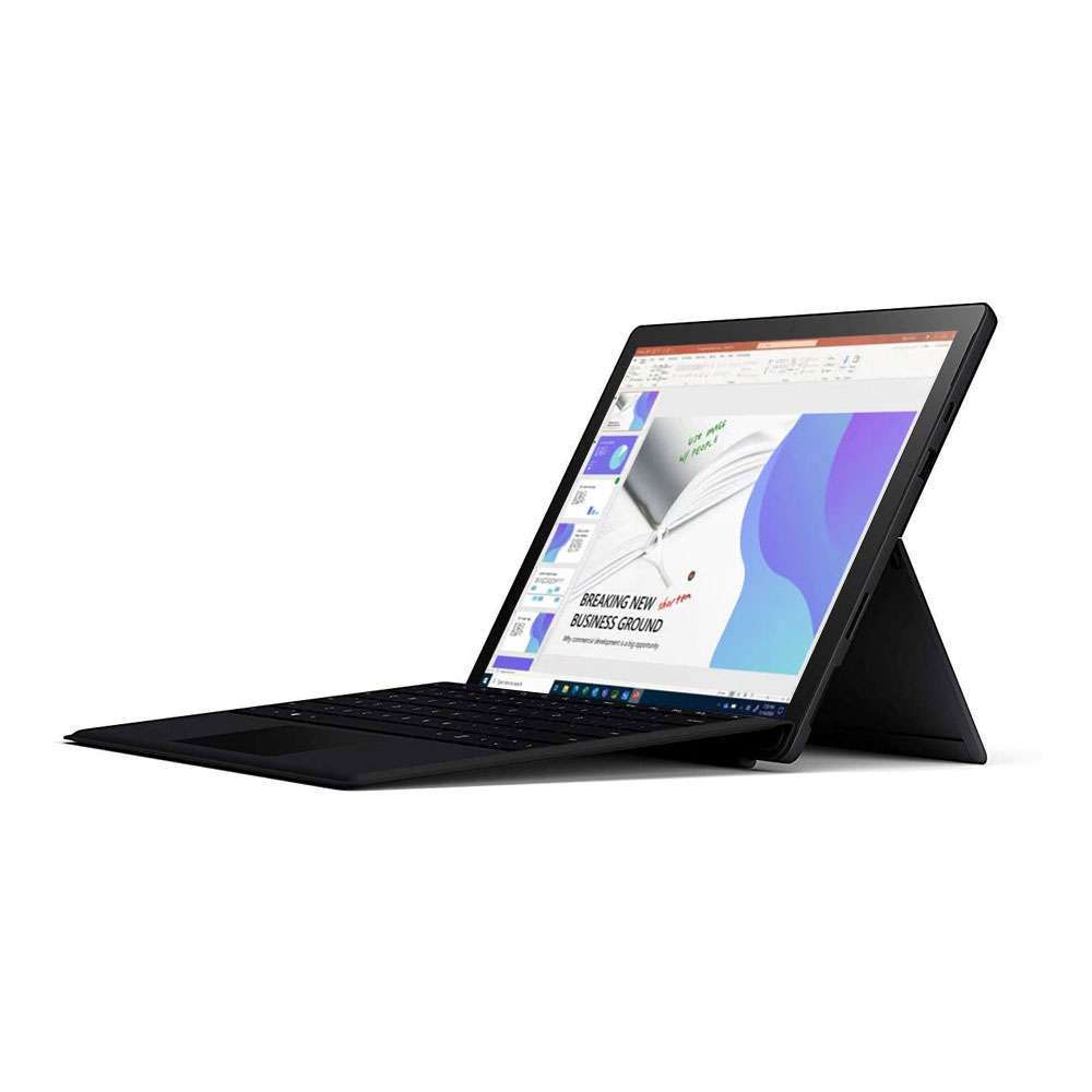 Microsoft Surface Pro 7 Plus Portable 2 in 1 Business Laptop, 12.3 Inch, Intel i7 11th Gen, 16GB, 1TB SSD, Win 10 Pro, Black Laptop