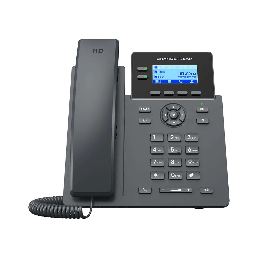 Grandstream 2-Line Essential Wired IP Phone, GRP2602W