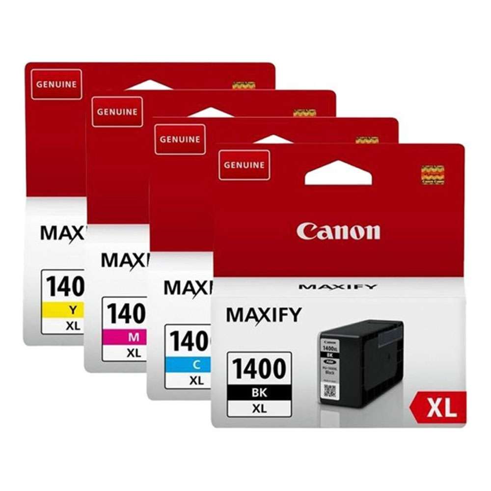Canon PGI-1400XL Pigment Ink Cartridge Set of 4 Color