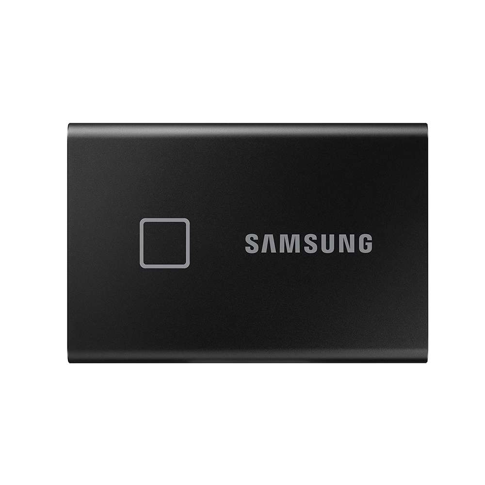 Samsung T7 Touch Portable External SSD 1TB, USB 3.2, Black