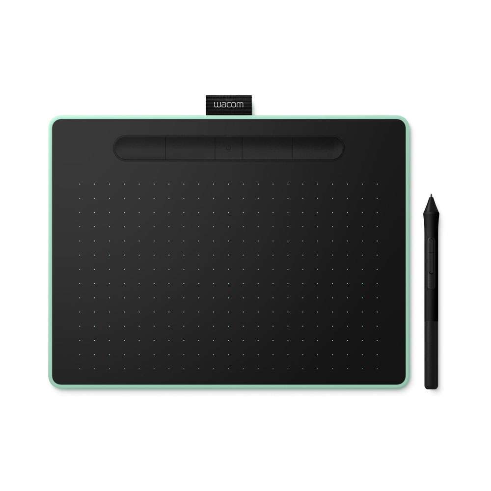 Wacom Intuos Medium Bluetooth Digital Graphic Drawing Tablet Pistachio CTL-6100WLE-N