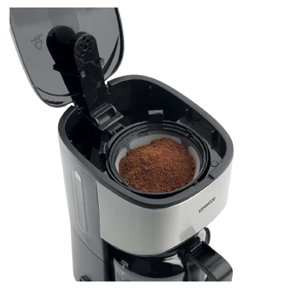 Kenwood 900W Coffee Machine 12 Cup Coffee Maker for Drip Coffee and  Americano 40 Min Auto Shut Off, Reusable Filter and Anti Drip Feature,  CMM10.000BM على أفضل الأسعار - شوبكيس