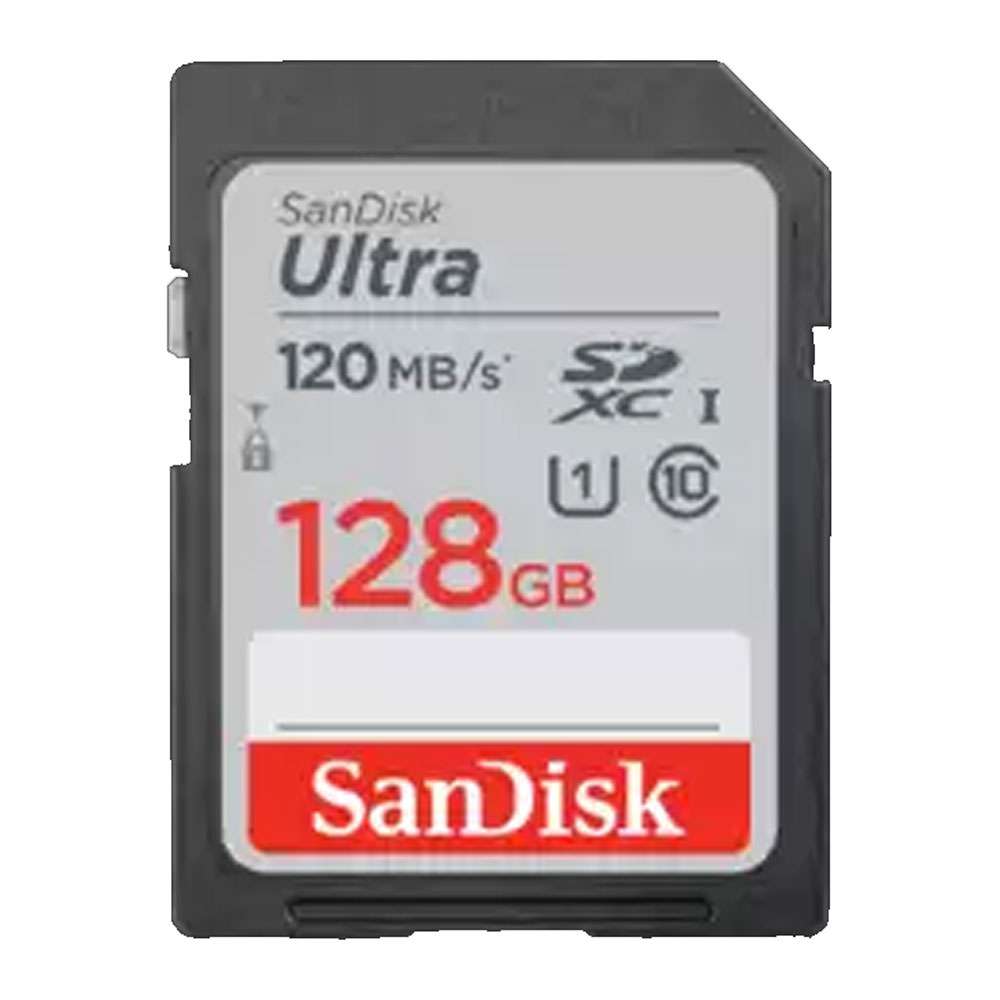 SanDisk Ultra 128GB SDHC Memory Card 120MBs