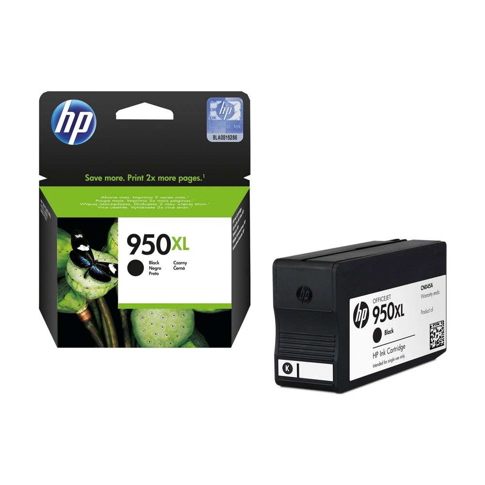 HP 950XL High Yield Black Original Ink Cartridge CN045AN