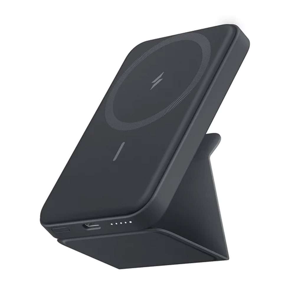 Anker 622 MagGo 5000mAh Foldable Magnetic Wireless Portable Charger, Black