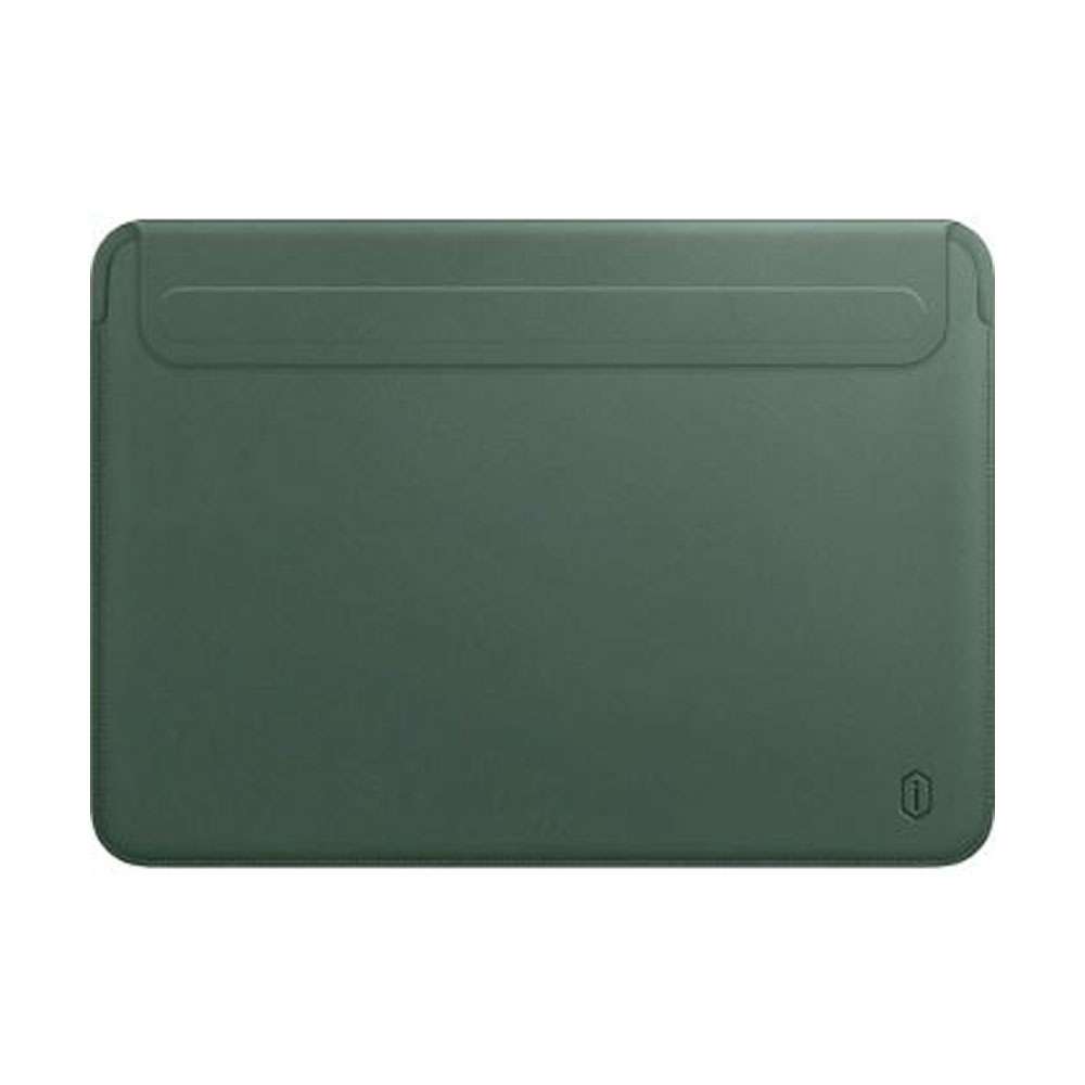 Wiwu Skin Pro II Pu Leather Sleeve For MacBook 13.3 Inch Midnight Green, SPIIPLSM13.3MGR