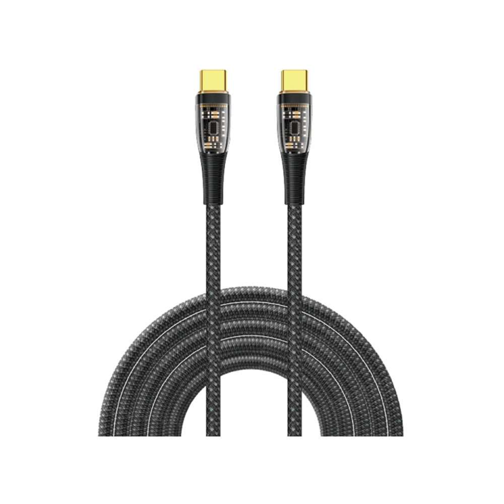 Wiwu TM02 100W PD Data Cable Type-C TO Type-C 2M, TM022MB