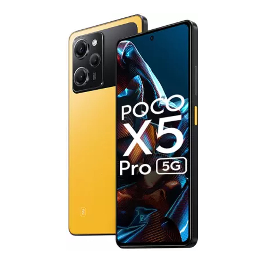 Poco X5 Pro Dual Sim 5G 8GB 256GB Storage, Yellow - Shopkees