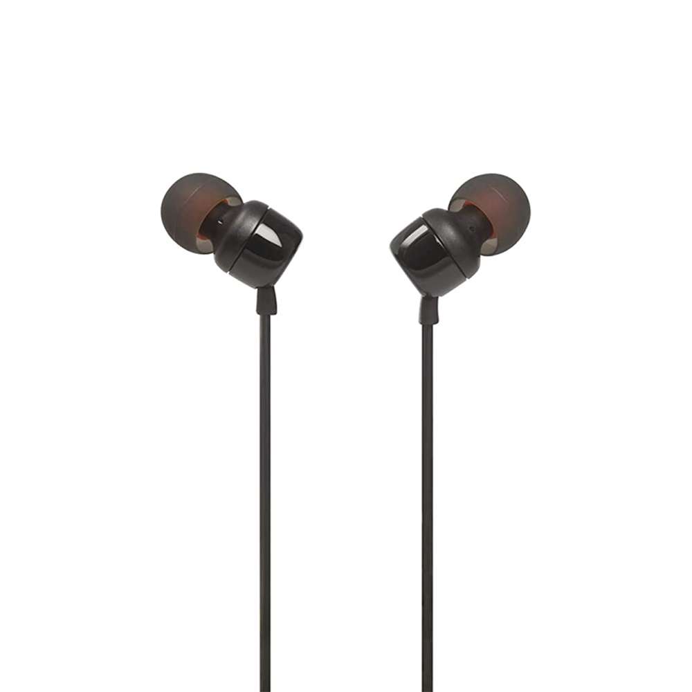 JBL T110 Wired Universal In-Ear Headphone, Black