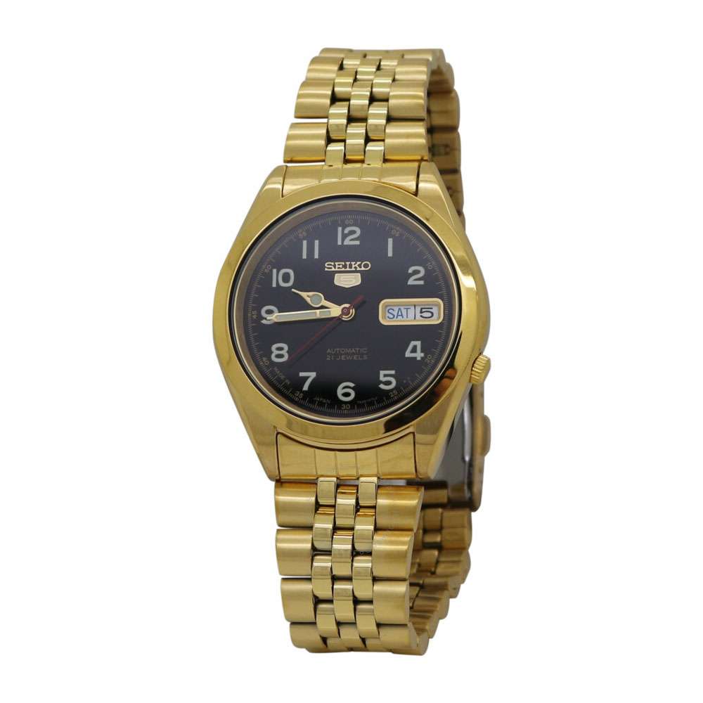Amazon.com: Seiko Men's SNK366K 5 Automatic Gold Dial Gold-Tone Stainless  Steel Watch : Clothing, Shoes & Jewelry