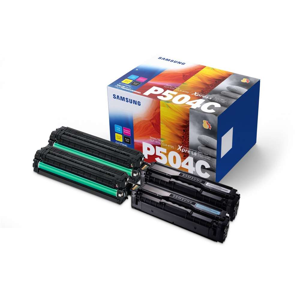 Samsung P504C Color Toner Cartridge Set Value Pack